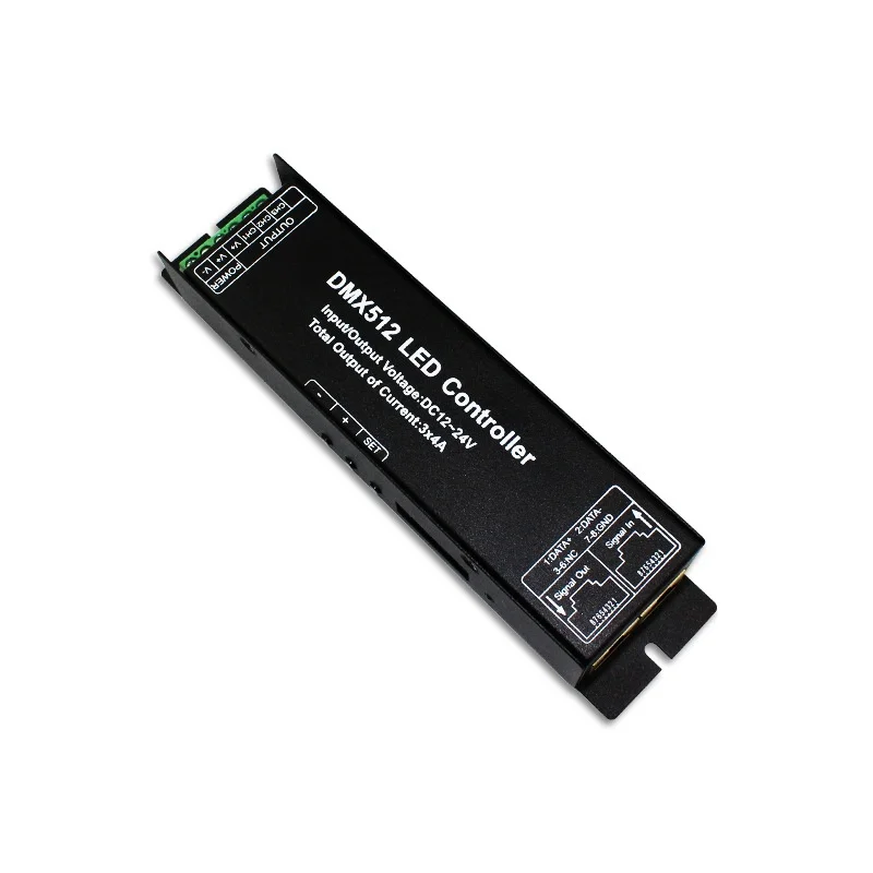 3-канальный декодер DMX512 RGB-дисплей контроллер мастер сцсветильник освещения |