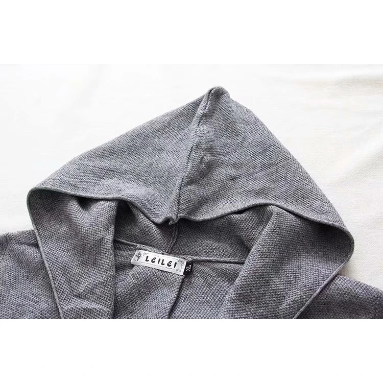 Большие размеры, XL-3XL, осенне-зимние женские кардиганы, Повседневная Верхняя одежда с длинными рукавами и большими карманами