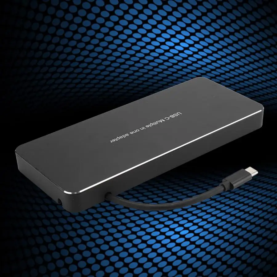 Многофункциональная док-станция 9 в 1 type-C с выходом 1080p 60 Гц лучше концентратор из алюминиевого сплава