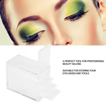 

Stable Clear Eyelash Storage Box Makeup Organizer 5 Layers Grafting Eyelashes Glue Pallet Holders Eyelash Extension Tools