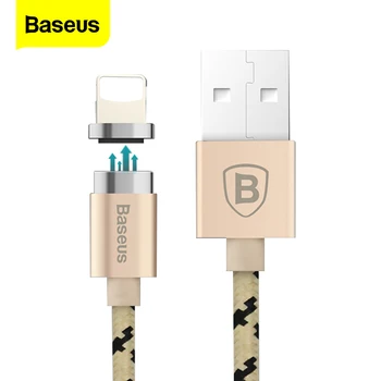 

Baseus Magnetic USB Cable For iPhone X 10 8 7 6 6s 5 5s se Magnetic Charging Charger Data Cable Magnet Charge Charger Wire Cord