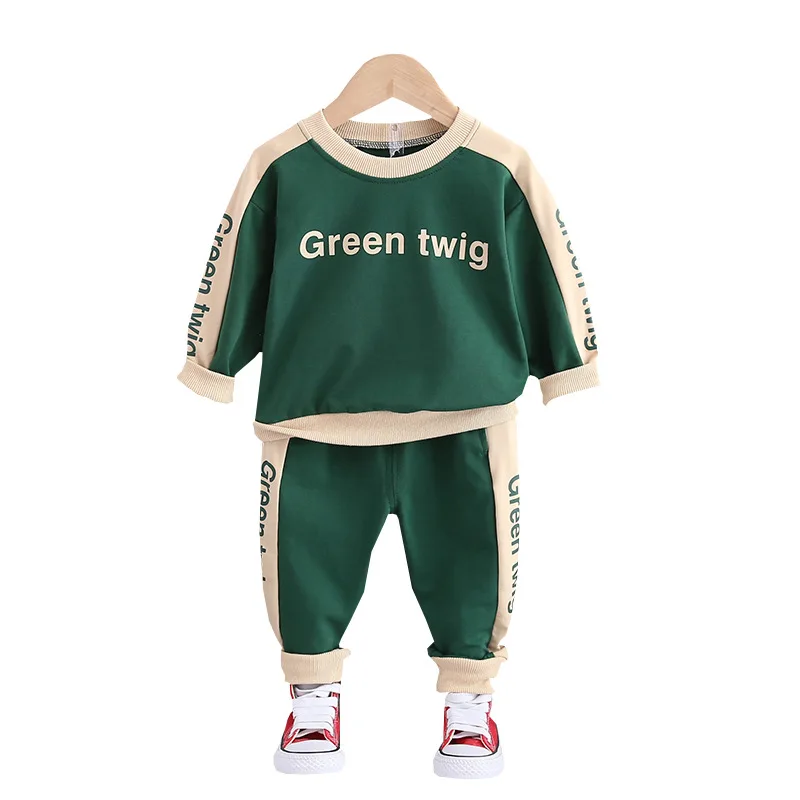 

Children Baby Boys Girls Clothes Spring Autumn Cotton Jacket Pants 2Pcs/sets Out Kids Fashion Toddler Casual Clothing Tracksuits