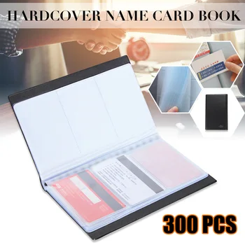 

Card Holder 160/180/300 Cards PU Leather Business Name ID Credit Bank Card Wallet Holder Book Case Keeper Organizer