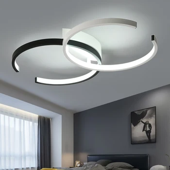 

2019 Sale Modern Led Chandelier Light For Living Room Simple Atmosphere Home For Creative Personality New Rectangular Hall Lamp