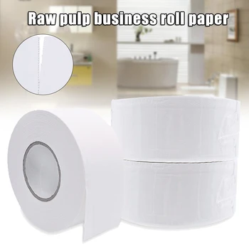 

1 Roll 4-ply Paper Tissue Toilet Roll Paper Public Hotel Commercial Use K2