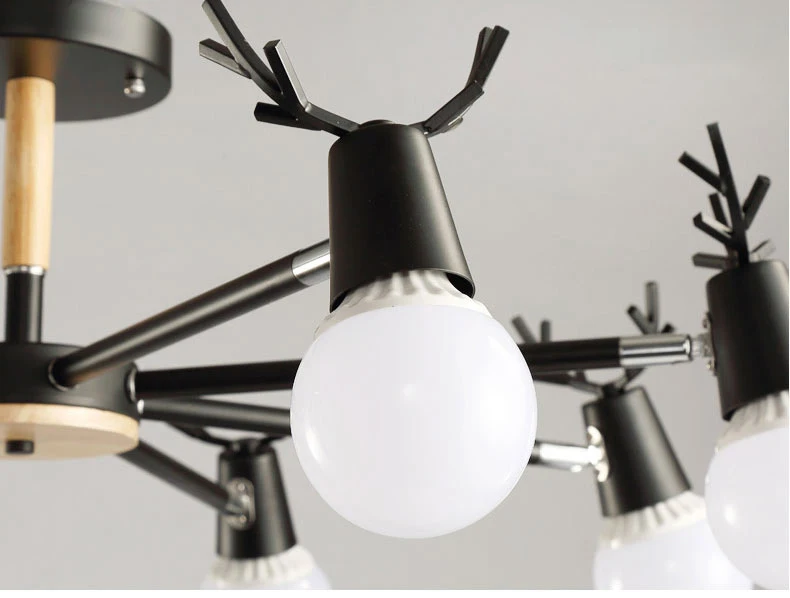 Nordic Antlers Chandelier  suspension luminaire lustre moderno LED Chandeliers Lighting Fixtures 19