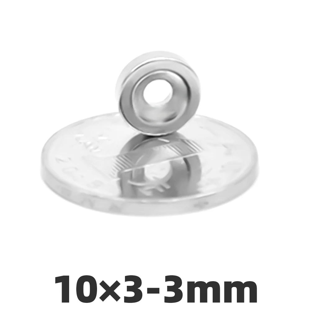 5/10/20/30/50/100 штук 10 мм x 3 мм отверстие 3 мм кольцо неодимовый магнит 10×3-3 мм N35 Супер Сильные Постоянные неодимовые редкоземельные магниты