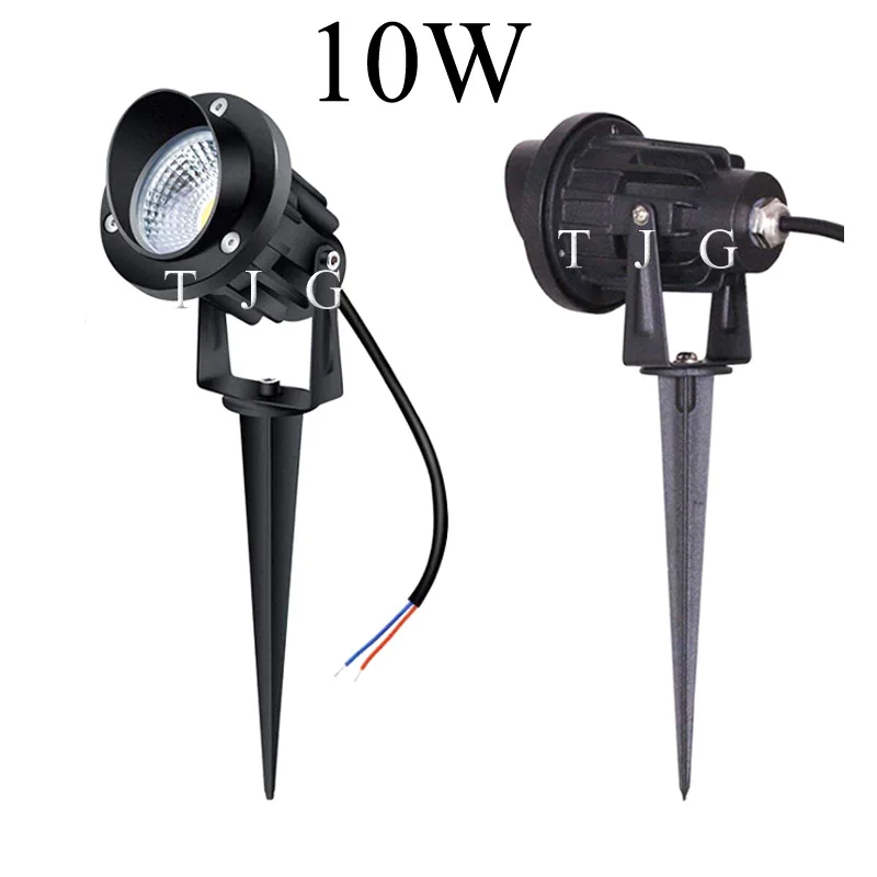 LED COB Garden lighting 3W 5W 10W Outdoor Spike Lawn Lamp Waterproof Lighting Led Light Garden Path Spotlights AC220V DC12V