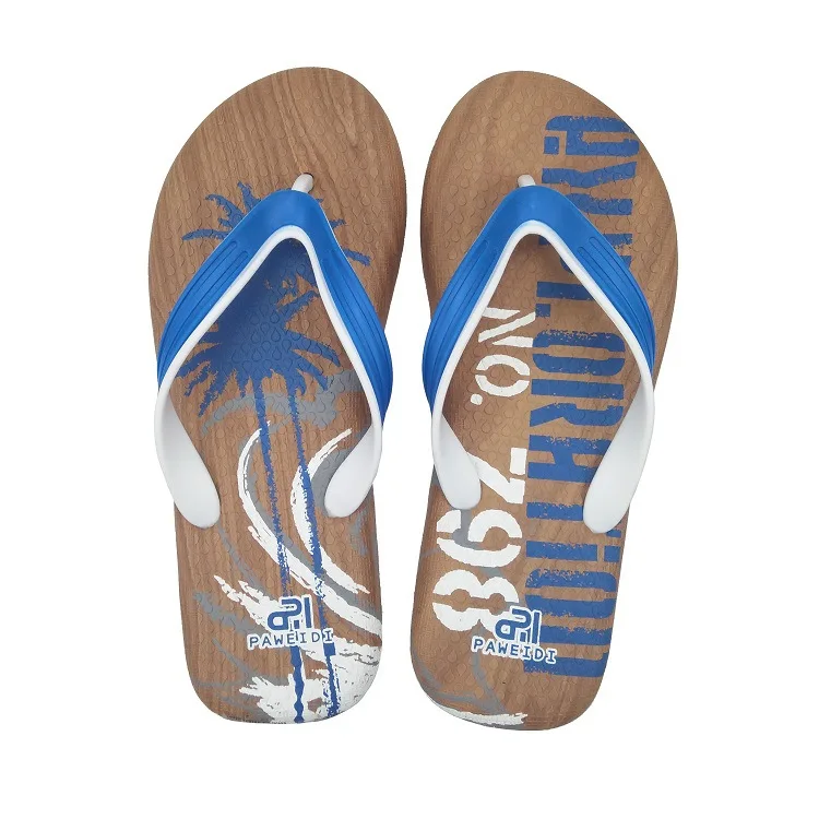 

New Style PA Tweedy Rubber Flip-flops Summer Beach Slippers Super Wear-Resistant Anti-slip Men Sandals Hot Selling