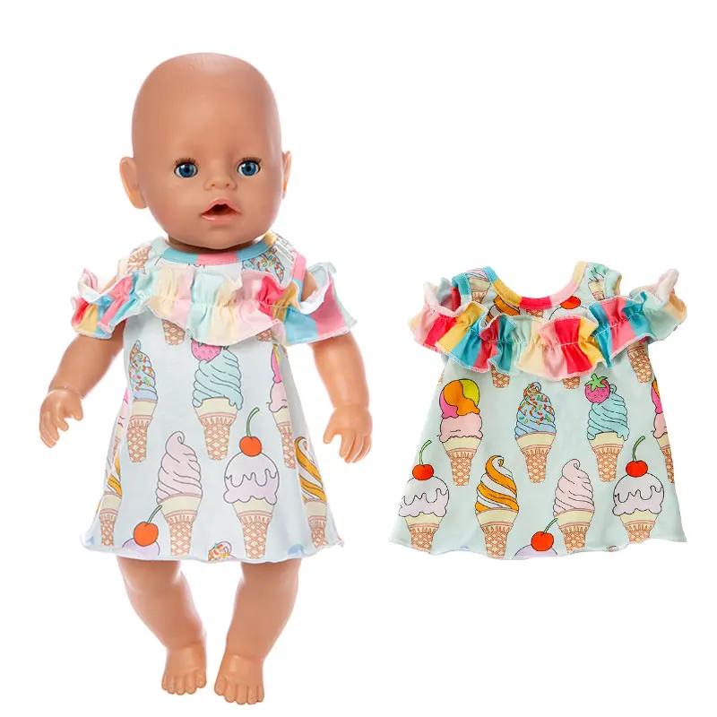 Костюм куклы подходит для 43 см кукла 17 дюймов Reborn Одежда для куклы-младенца