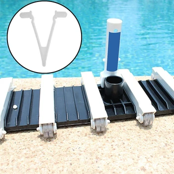 

20pcs / Pack Butterfly Clip Practical Suction Head Accessories Home V Clamp Durable Telescopic Rod Swimming Tool for Pool Brush