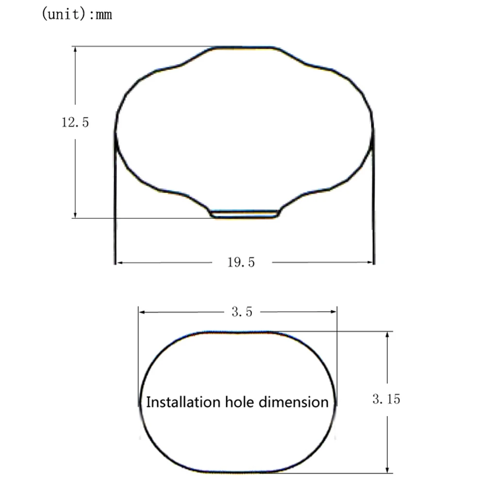 6 Pcs Black Guitar Tuning Pegs Buttons Machine Heads Knobs with Screws Kit for Acoustic Electric Guitars with Screws