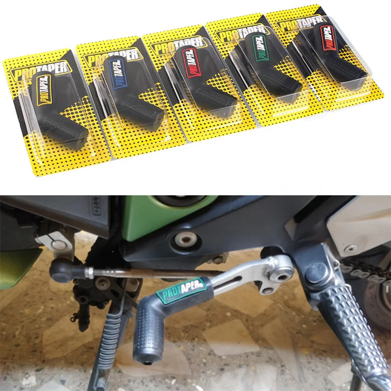 

colorful red blue universal parts motorcycle shifter case shoe protector for protaper accessories moto shift lever gear cover