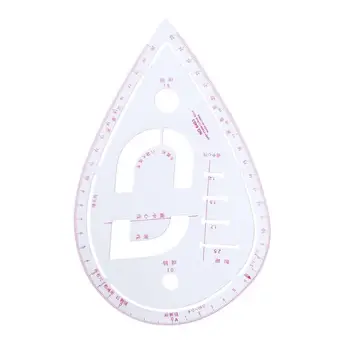 

1PC Plastic Curve Metric Sewing Ruler Measure for Dressmaking Tailor Grading Curve Ruler Pattern Design Dress Making Tools