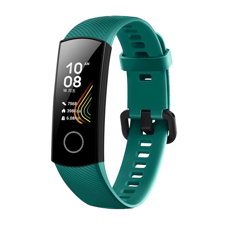 Silicone Wrist Strap For Huawei Honor Band 5 Sports Bracelet Strap For Huawei Honor Band 5 Band 4 Standard Version Accessories