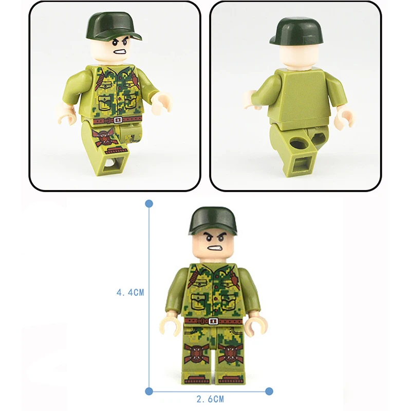 Military City Marvel Mini Action Figures Set Model Building Blocks Compatible legoing Occupations Learning Police Kid Brick Toys