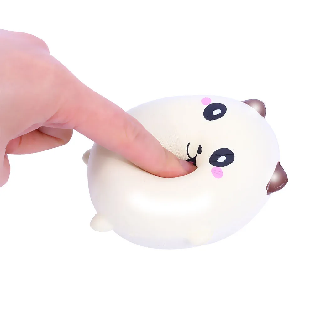4 Pcs Adorable Animals Slow Rising Stress Relief doll Squeeze Decompression Toy Funny Holiday Gift Simulation Cartoon toy #C