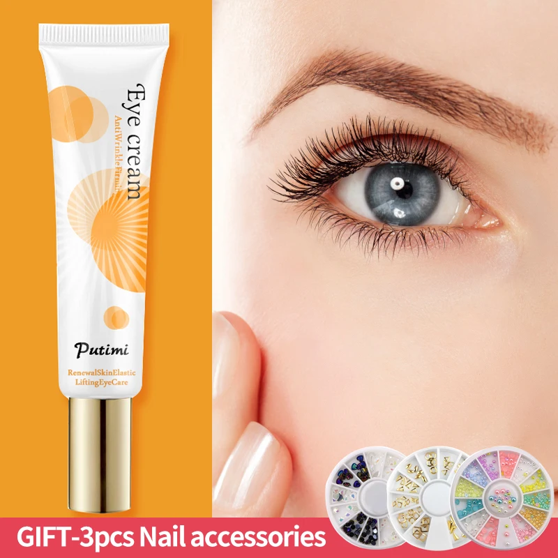 

PUTIMI Anti-wrinkle Eye Cream Anti-aging Remover Dark Circles Puffiness Eye Serum Women Eye Care Beauty Moisturizing Eye Creams
