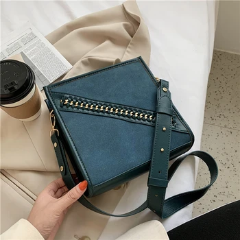 

2020 winter new style shoulder bag fashionable frosted fabric ladies bag casual messenger bag luxury designer female bag
