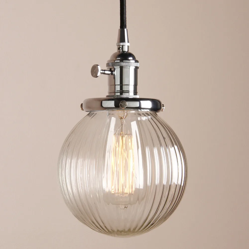Globo de Vidro Permo Moderno Clear Limpar Pingente Teto Lâmpadas Luzes E27 Hanglamp Luminária Sala Estar Loft 5.9 7 light fixtures
