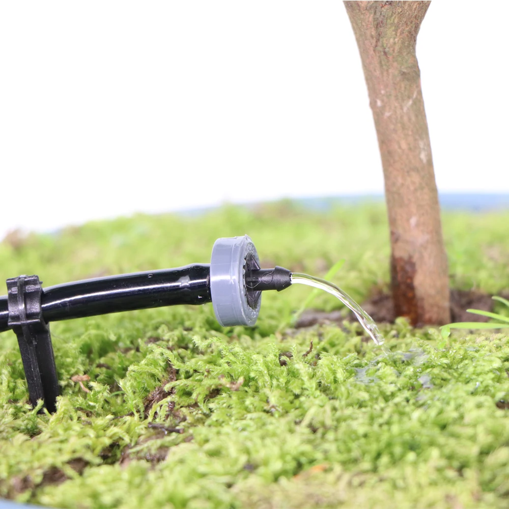 Variety Style Garden Dripper Drip Irrigation Dripper Fixed Flow Pressure Compensating Emitter 1/4" Sprinkler Watering Refraction Nozzle garden dripper