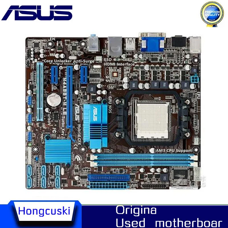 For Asus M4A88T-M LE Desktop Motherboard 880 Socket AM3 DDR3 Original Used Mainboard | Компьютеры и офис