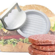 1 компл. Круглой формы гамбургер пищевой пластик мясо говядины гриль пресс форма для кухни инструмент