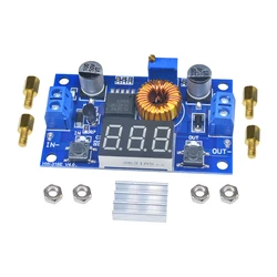 XL4015 5A 75W High-power DC-DC 4.0-38V to 1.25V-35V Adjustable Step-down Module With LED Voltage Display Replace LM2596