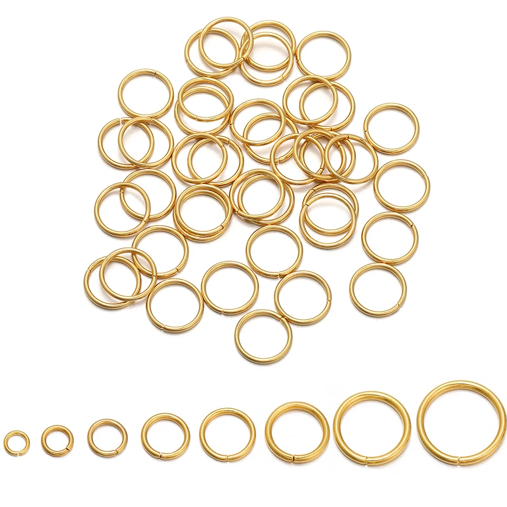 Raw Brass Jump Rings - Open, Round (100 Pack)– Koodak Jewellers' Supplies