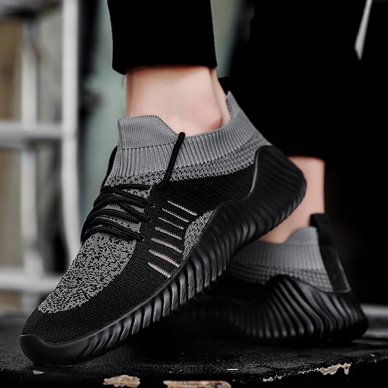 Comfortable Men Running Shoes Shock Absorption Cushion Air Breathable Max Lightweight Footwear Outdoor Sports Sneakers