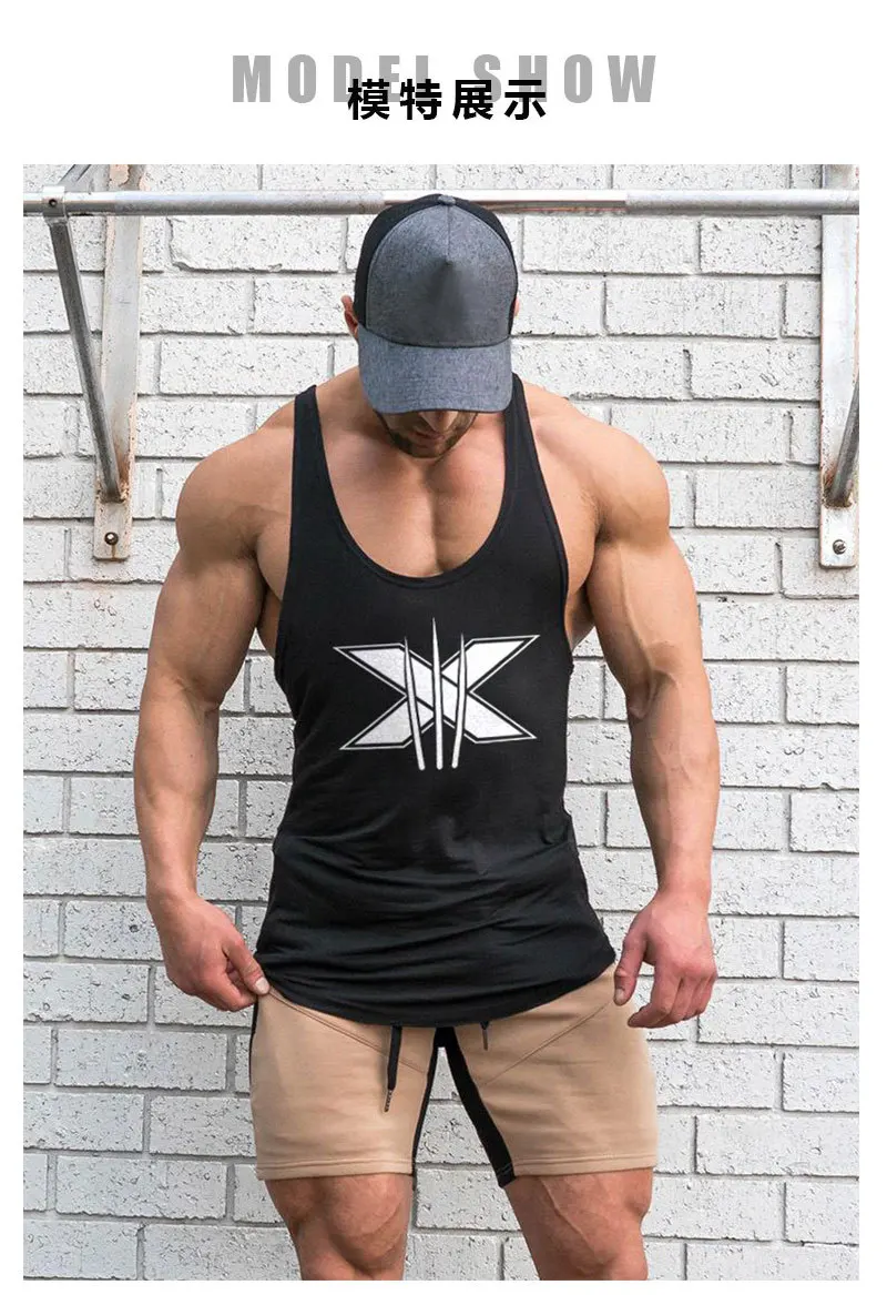 Muscle Dr. Brothers Европа и Америка Чистый хлопок здоровая красота жилет Мужская Спортивная повседневная футболка без рукавов Базовая рубашка