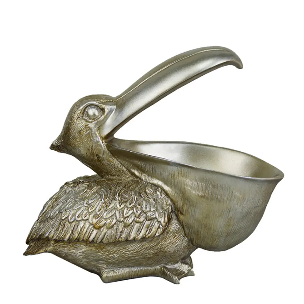 Nordic Style Jewelry Key Storage Box Resin Bird Ornaments Home Wine Cabinet Decorations Crafts Office Toucan Storage Ornament 16
