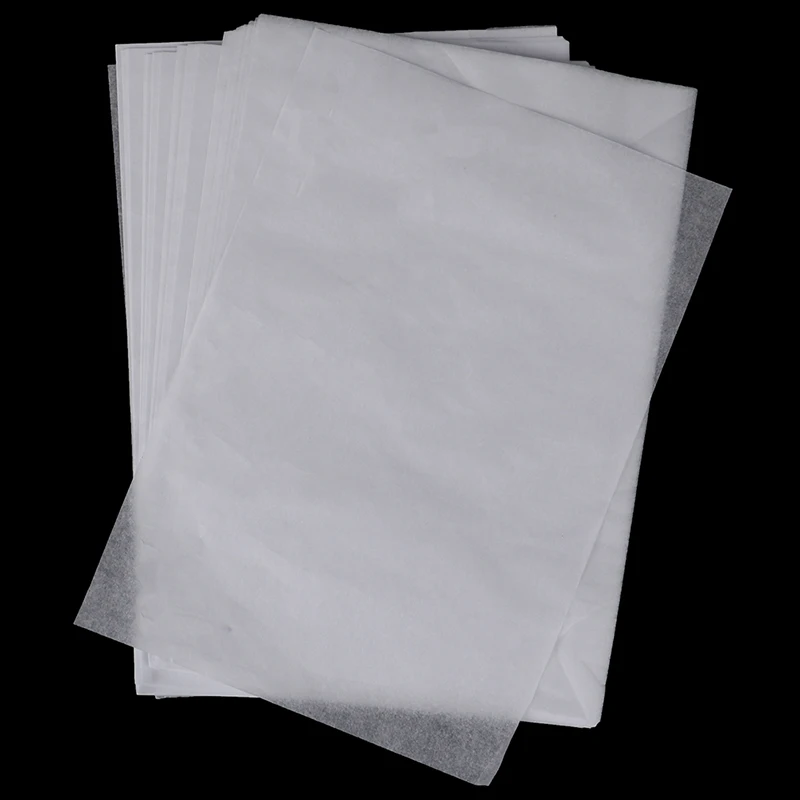 100pcs Copy Transfer Printing Drawing Paper Sulfuric Acid Paper For