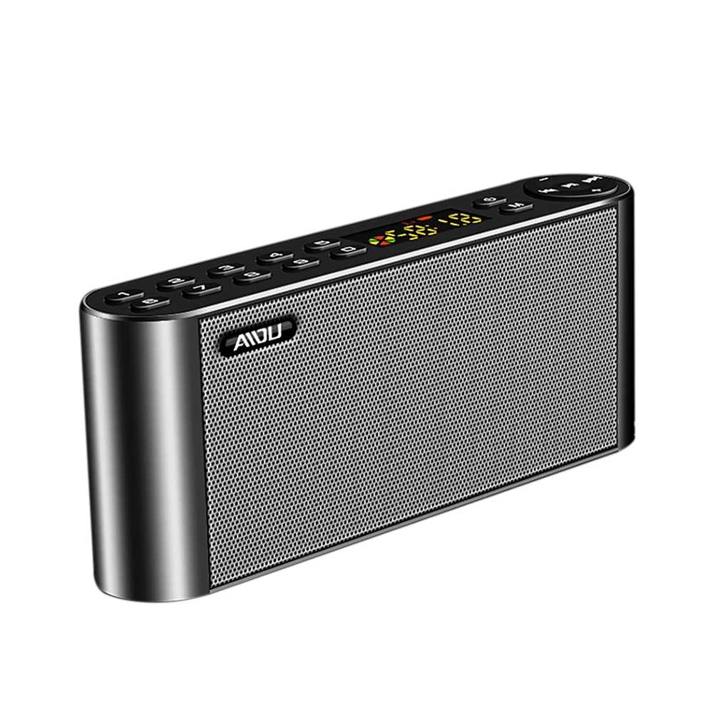 Q8 портативная bluetooth-колонка беспроводной аудио динамик USB HiFi внешний динамик коробка Soundbar, сабвуфер динамик s звуковая панель - Цвет: Black