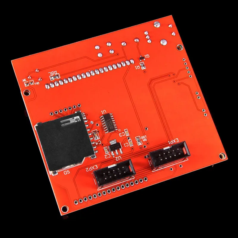 Lcd 12864 Графический умный дисплей модуль контроллера с разъемом адаптер и кабель для RepRap RAMPS 1,4 3d принтер комплект красный