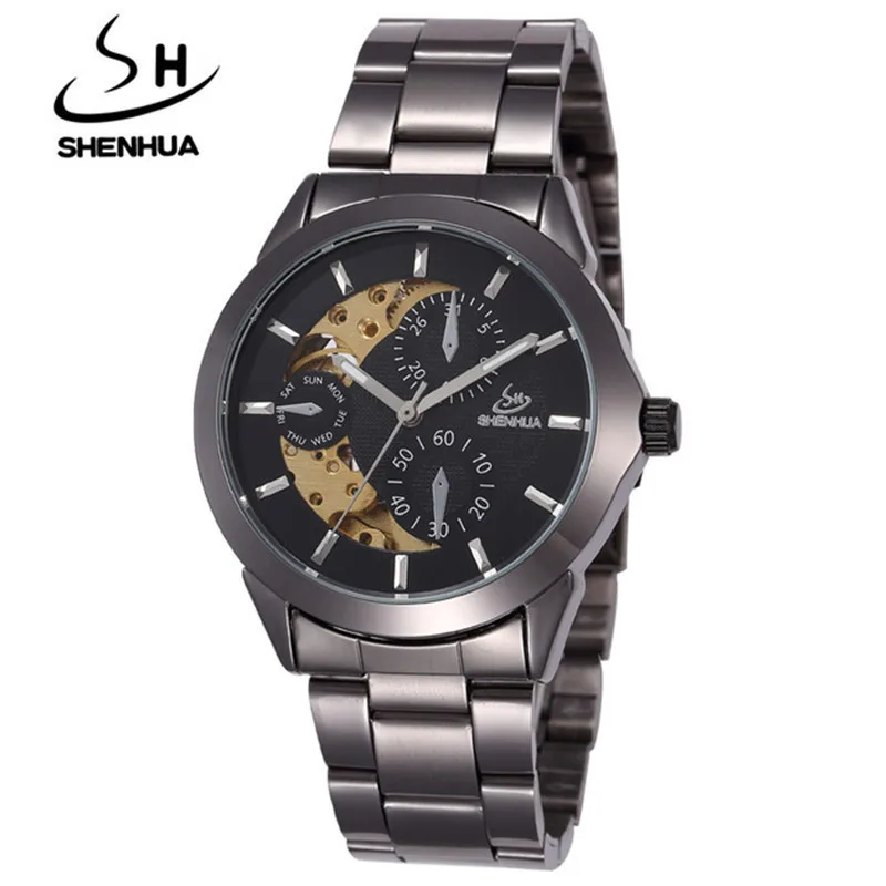 

Shenhua Deep China Men And Women Fashion Casual Genuine Leather Fully Automatic Mechanical Wrist Watch