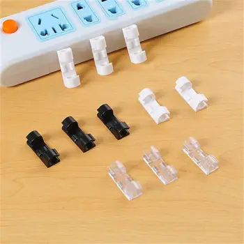 

16pcs Large Size Self Adhesive network Cable Clips Organizer Drop Wire Holder Cord Management Line Clamp Bracket Rack #103