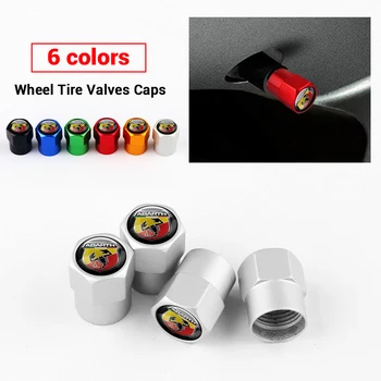 

Car Styling 4pcs Scorpion Badge Car Tire Valve Caps For Fiat Abarth Viaggio Abarth Punto 124 125 500 Decoration Decal