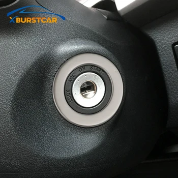 

Xburstcar Car Interior One Key Star Stop Ignition Key Ring Decoration Cover Trim Stickers for Toyota Rav4 Rav 4 2014 - 2018