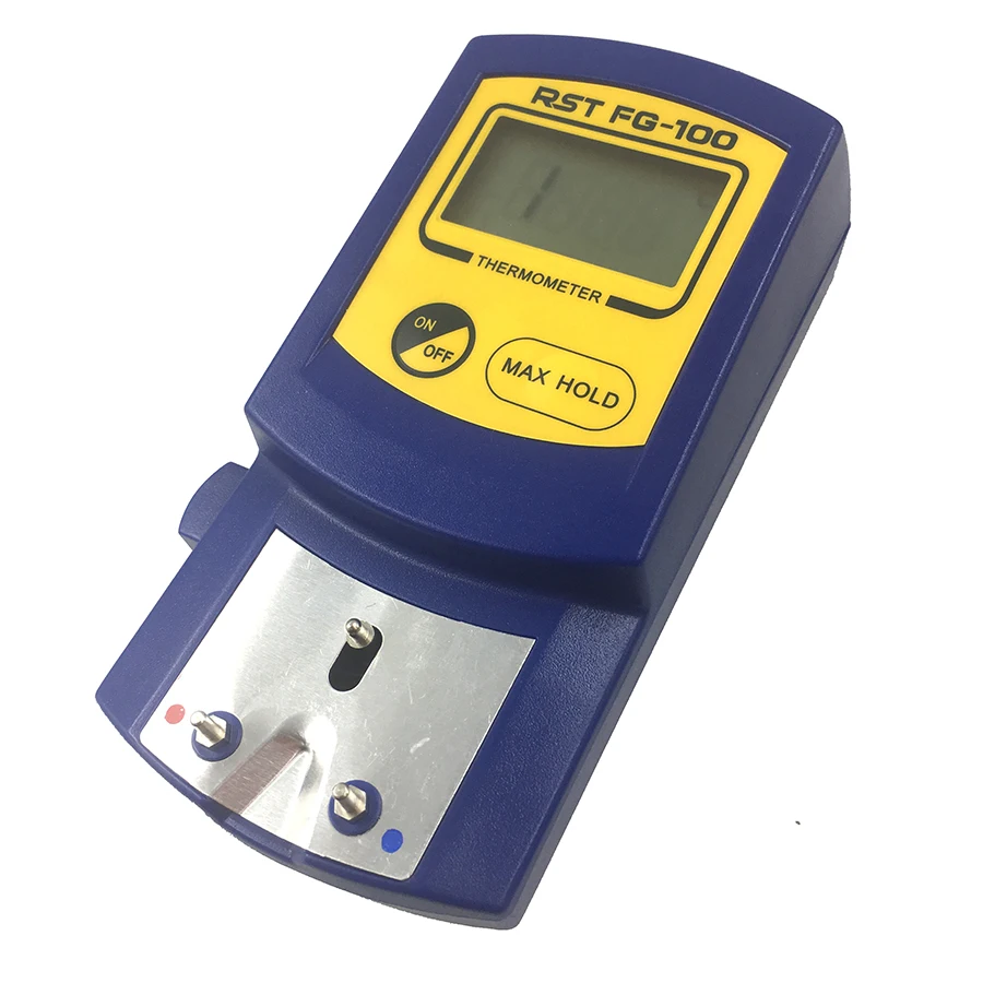 FG-100 цифровой термометр, датчик температуры для паяльников+ 5 шт. бессвинцовых датчиков 0-700C