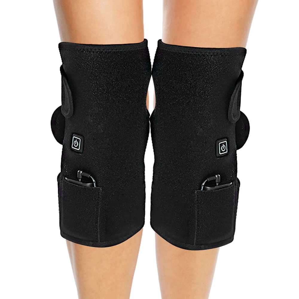 

Hot New Heated Knee Brace Wrap Support Men Women Portable Rechargeable Knee Heating Pad Fishing Hiking Camping Winter Warm Knee