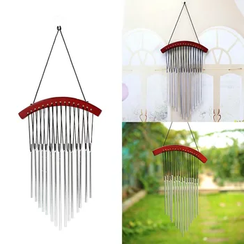 

Arc type 15 tube wood music wind chimes creative birthday gift bedroom balcony courtyard garden outdoor metal pipe wind chime or