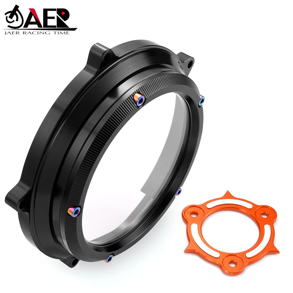 JAER CNC Racing Прозрачная крышка сцепления и пружинный фиксатор R для KTM 1290 Superduke R/GT- 1290 Приключения R/T/S
