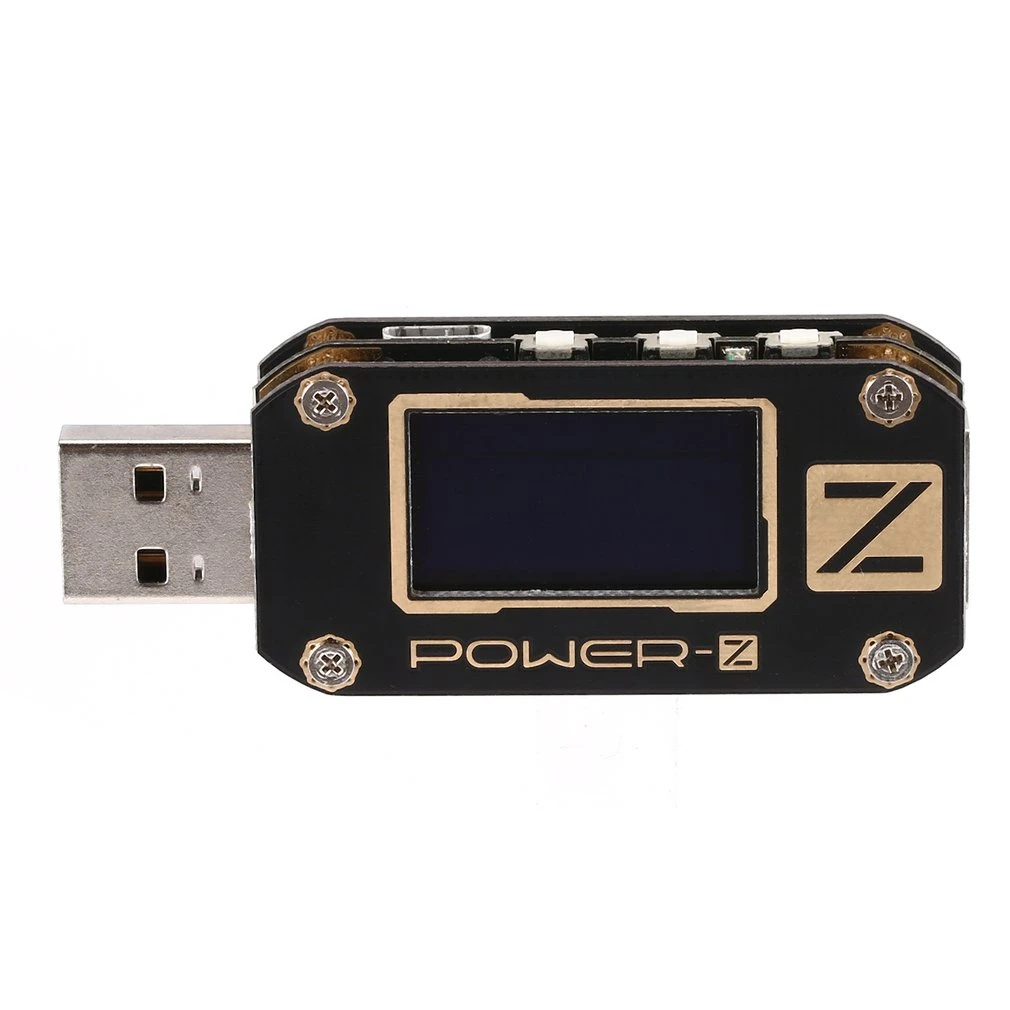 ChargerLAB мощность-Z USB тестер PD цифровой Напряжение и ток пульсация двойной тип-c KM001 метр банк питания детектор
