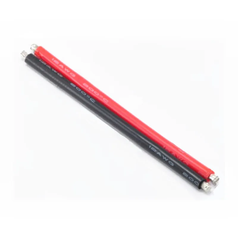 1 красный черный 10 см 12AWG/14AWG/16AWG/18AWG длина силиконовый резиновый провод для DIY FPV
