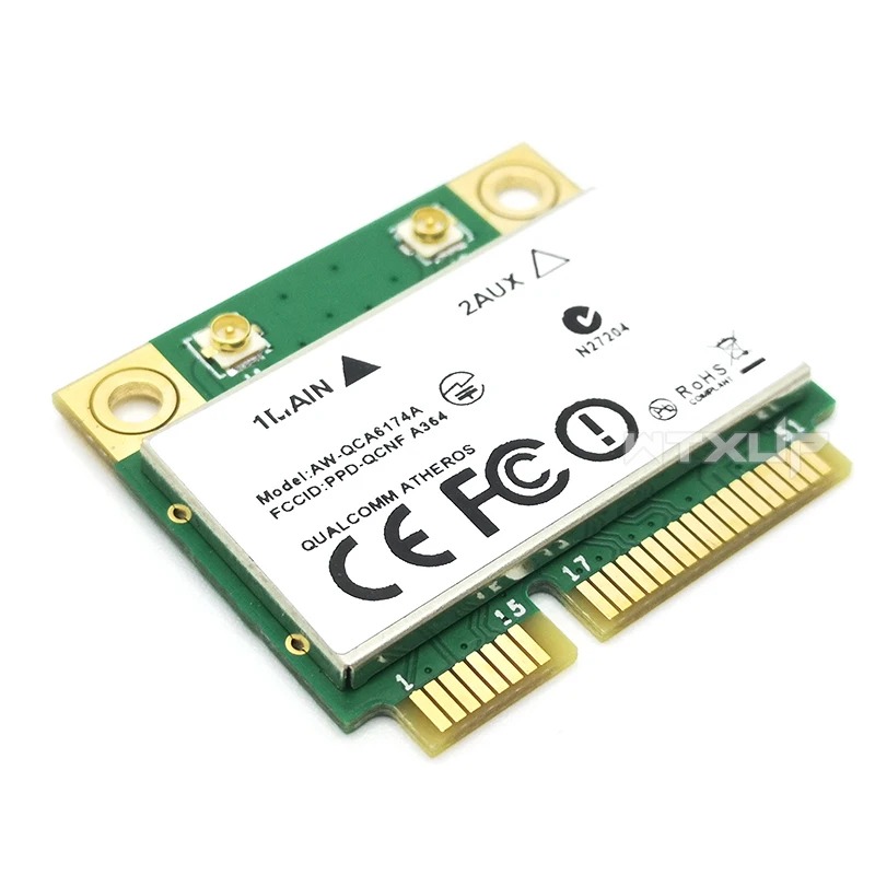 Atheros QCA6174 mini pcie 2.4G/5G 1200Mbps Dual band wifi network card 802.11AC wireless adapter + Bluetooth 4.1 best usb wifi adapter