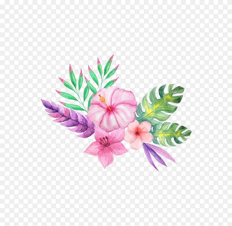 水彩画水彩 花草水彩png图片素材免费下载 图片编号 Png素材网