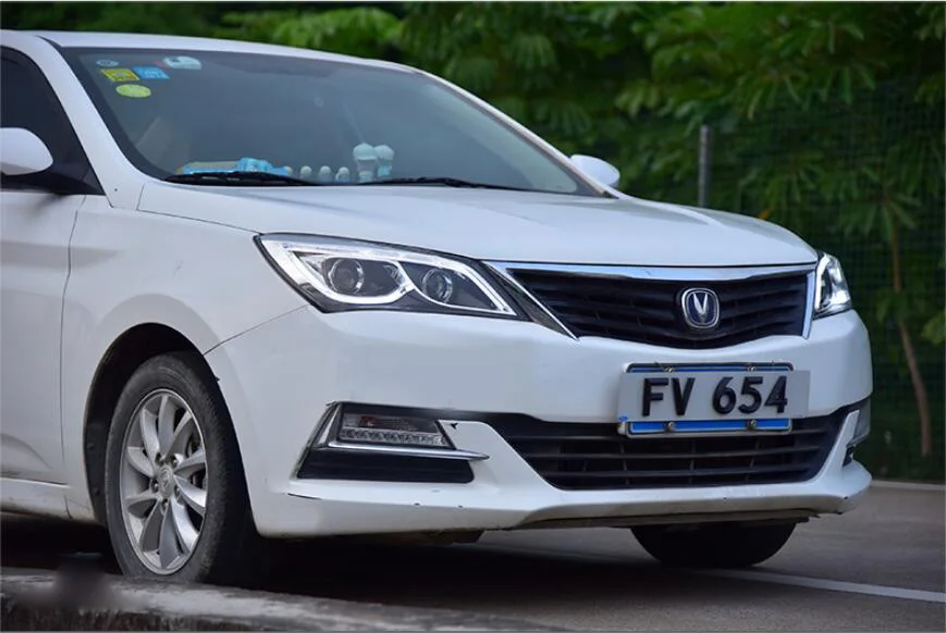 2019y автомобильный bupmer головной свет для ChangAn V7 фары ChangAn автомобильные аксессуары светодиодный DRL HID ксенон, противотуманная фара для ChangAn V7