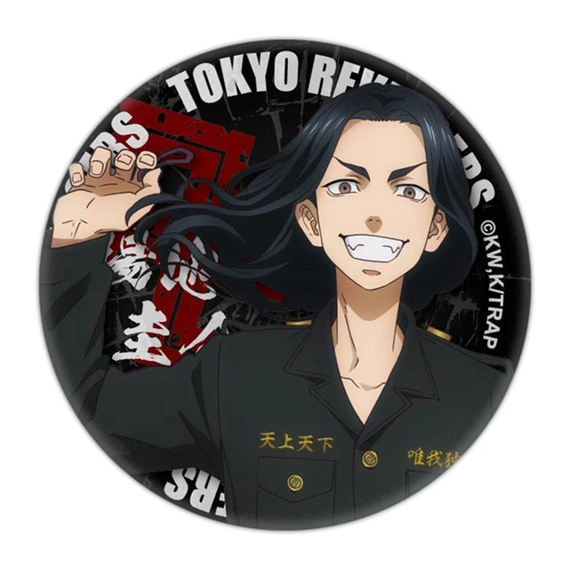 Tokyo Revengers Cosplay Anime Badges Manjiro Ken Takemichi Hinata Atsushi Chibi Pins Cute Brooches Fans Collection Props 3