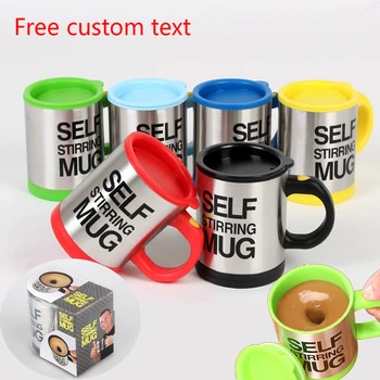 

Hot Sale 400ml Drinkware Mugs Automatic Electric Lazy Self Stirring Mug Cup Coffee Milk Mixing Mug Smart Stainless Steel Mix Cup